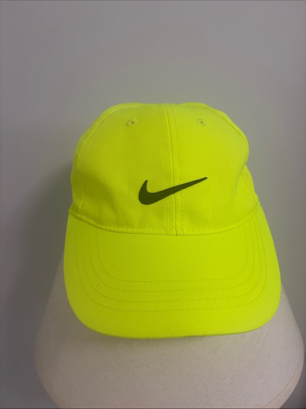 Nike Bright Yellow Cap with Black Swoosh